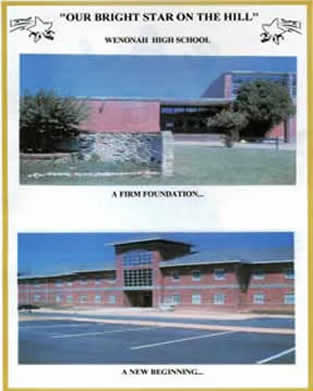 Wenonah High School ~ Then and Now
